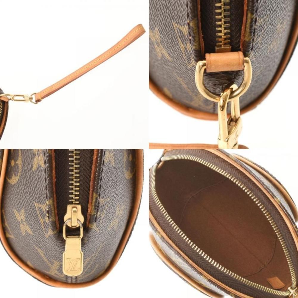 Louis Vuitton Monogram Mini Ellipse Brown Canvas Pouch - Picture 5 of 5